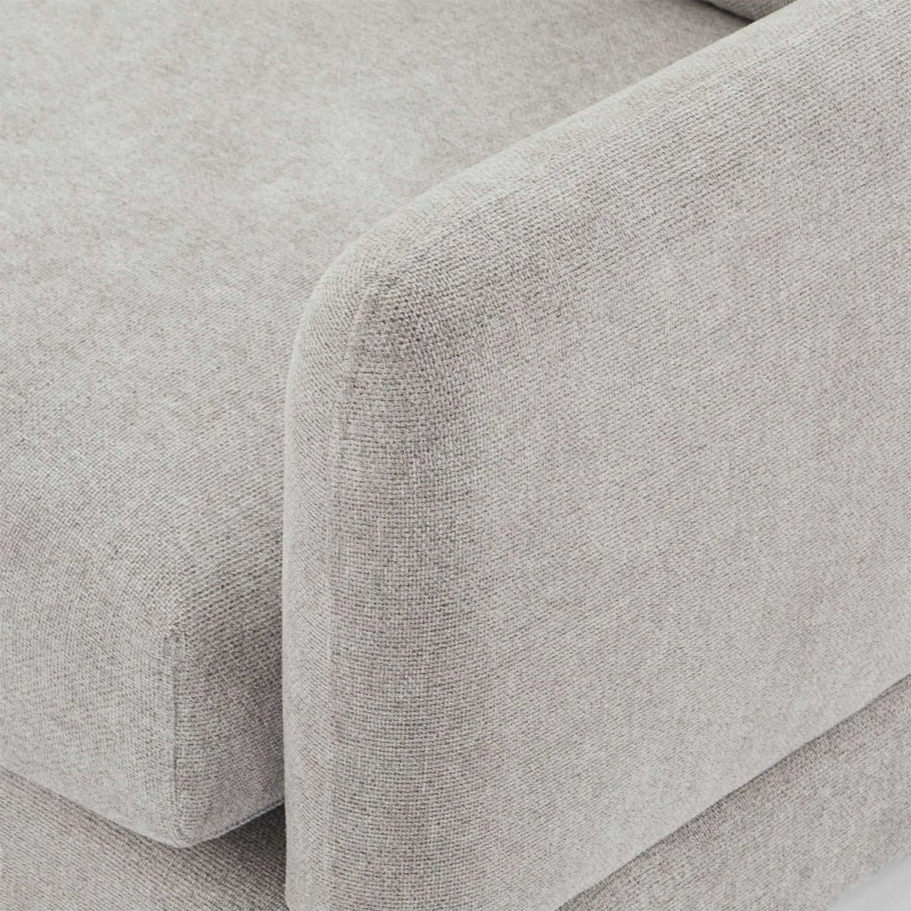 Maggie L-Form Ecksofa Links - Stoffbezug Grau - FURNHOUSE