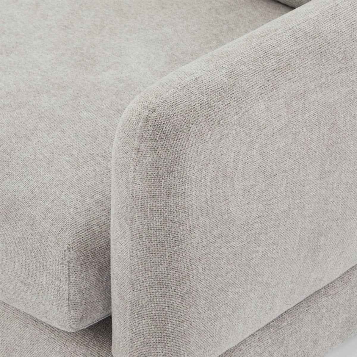 Maggie L-Form Ecksofa Links - Stoffbezug Grau - FURNHOUSE