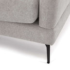 Maggie L-Form Ecksofa Links - Stoffbezug Grau - FURNHOUSE