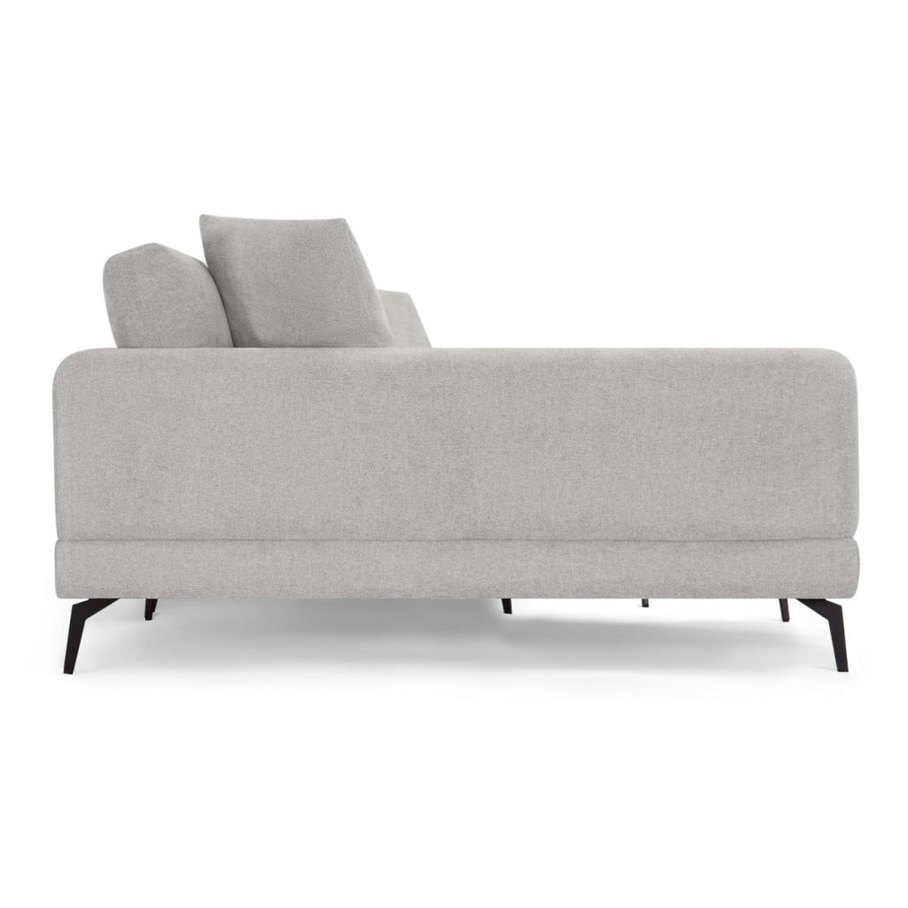 Maggie L-Form Ecksofa Links - Stoffbezug Grau - FURNHOUSE