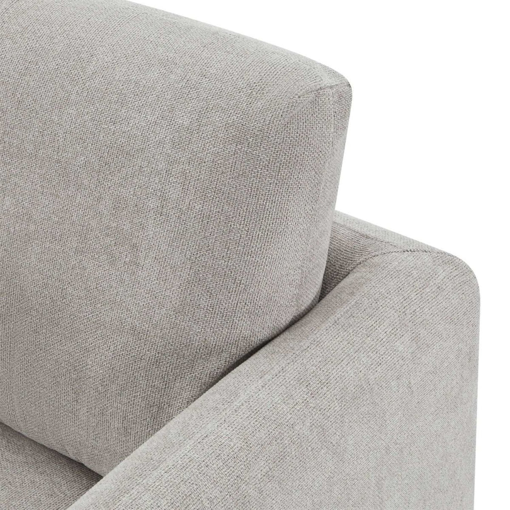 Maggie L-Form Ecksofa Links - Stoffbezug Grau - FURNHOUSE