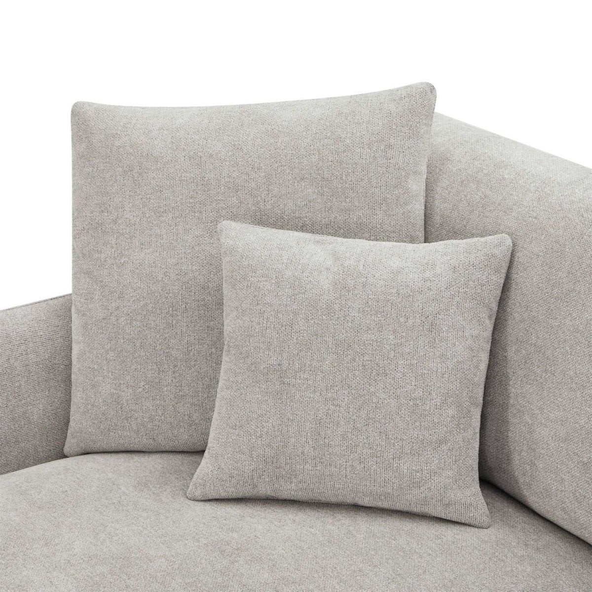 Maggie L-Form Ecksofa Links - Stoffbezug Grau - FURNHOUSE
