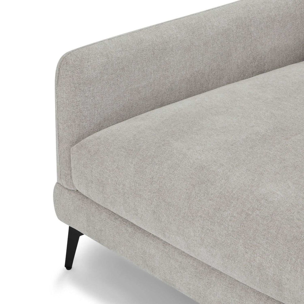 Maggie L-Form Ecksofa Links - Stoffbezug Grau - FURNHOUSE