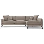 Maggie L-Form Ecksofa Rechts - Stoffbezug Beige - FURNHOUSE