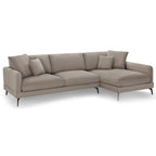 Maggie L-Form Ecksofa Rechts - Stoffbezug Beige - FURNHOUSE
