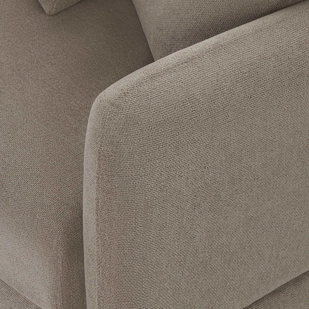 Maggie L-Form Ecksofa Rechts - Stoffbezug Beige - FURNHOUSE