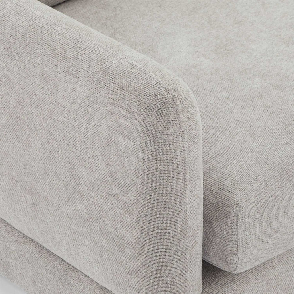 Maggie L-Form Ecksofa Rechts - Stoffbezug Grau - FURNHOUSE