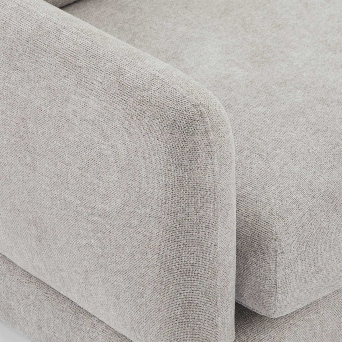 Maggie L-Form Ecksofa Rechts - Stoffbezug Grau - FURNHOUSE