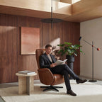 Manueller Relaxsessel - Echtleder Cognac Braun - FURNHOUSE