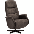 Relaxsessel Delta Taupe schräg von vorne