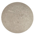 Milo Couchtisch Rund ø80 cm - Marmoroptik & Lamellenoptik Grau - FURNHOUSE