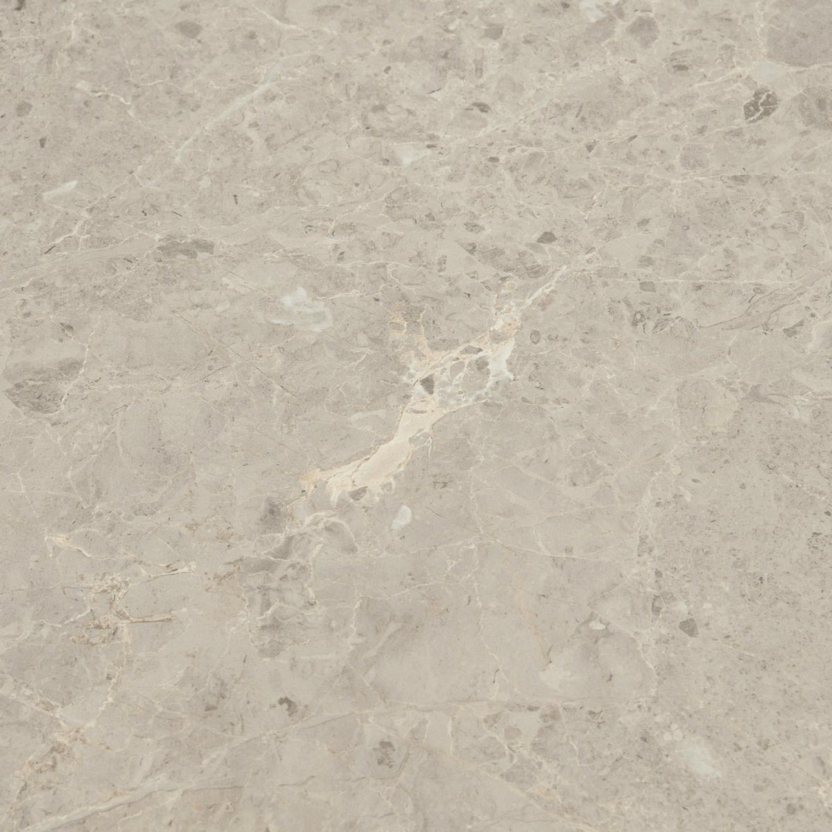 Milo Couchtisch Rund ø80 cm - Marmoroptik & Lamellenoptik Grau - FURNHOUSE