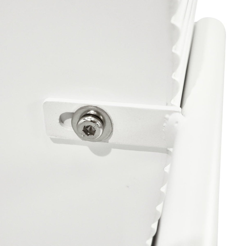 Milo Couchtisch Rund ø80 cm - Marmoroptik & Lamellenoptik Weiß - FURNHOUSE