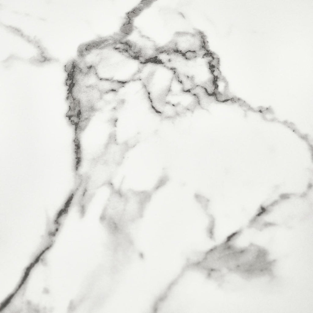 Milo Couchtisch Rund ø80 cm - Marmoroptik & Lamellenoptik Weiß - FURNHOUSE