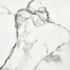 Milo Couchtisch Rund ø80 cm - Marmoroptik & Lamellenoptik Weiß - FURNHOUSE