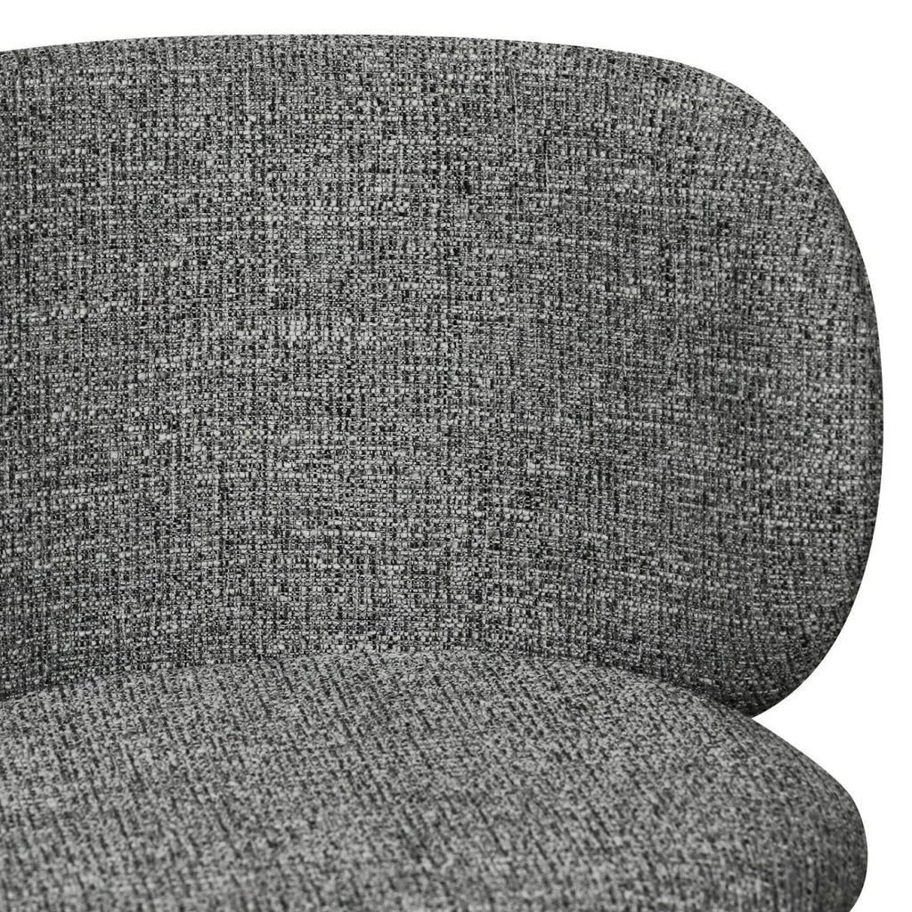 Nanna Esszimmerstühle 2er Set - Bouclé-Stoff Grau - FURNHOUSE