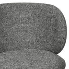 Nanna Esszimmerstühle 2er Set - Bouclé-Stoff Grau - FURNHOUSE