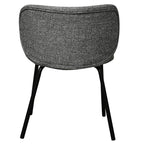 Nanna Esszimmerstühle 2er Set - Bouclé-Stoff Grau - FURNHOUSE