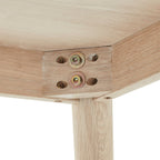 Nyborg Couchtisch Quadratisch 70x70 cm - Eiche Weiß geöltes - FURNHOUSE