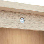 Nyborg Highboard mit LED-Beleuchtung - 123 cm breit - Eiche Weiß geöltes - FURNHOUSE