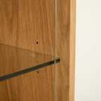 Nyborg Highboard mit LED-Beleuchtung - 123 cm breit - Wildeiche Natur - FURNHOUSE