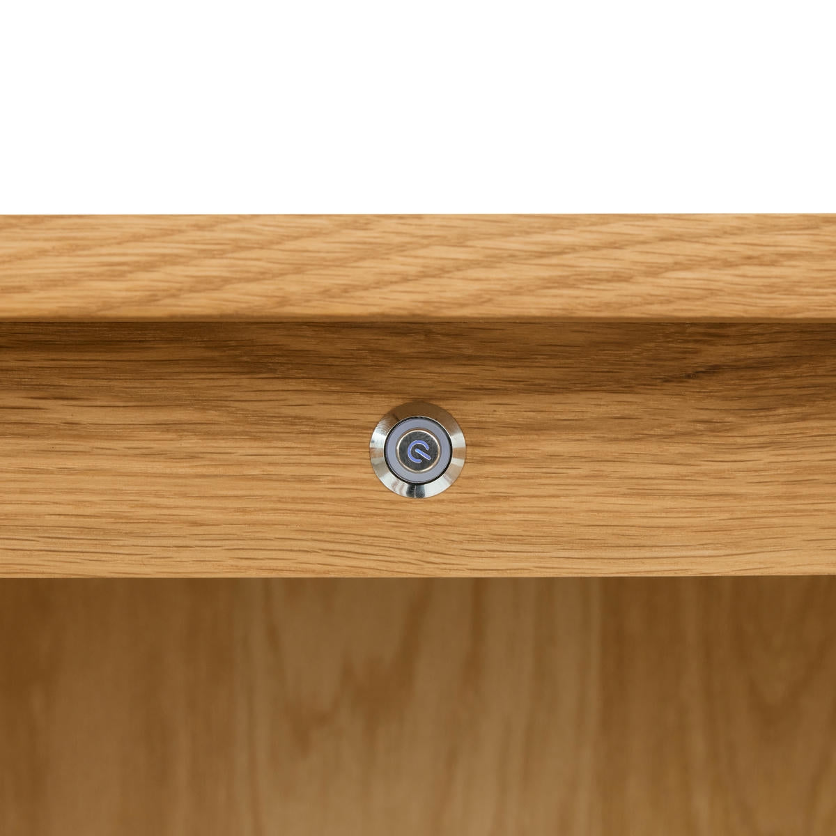 Nyborg Highboard mit LED-Beleuchtung - 123 cm breit - Wildeiche Natur - FURNHOUSE