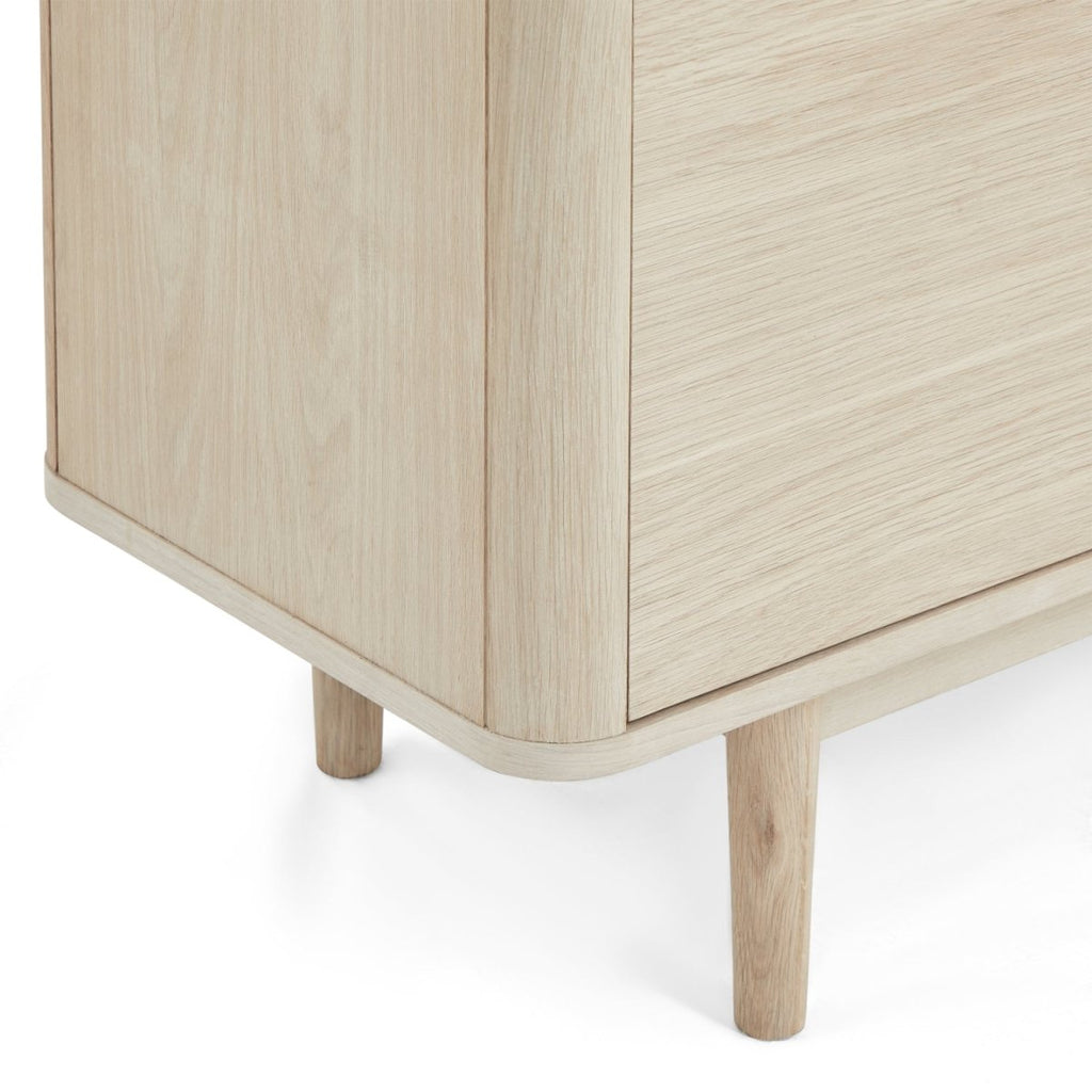 Nyborg Sideboard mit 2 Türen - 180 cm breit - Eiche Weiß geöltes - FURNHOUSE