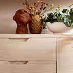 Dekoration auf dem Sideboard Nyborg 180 cm Eiche bianco