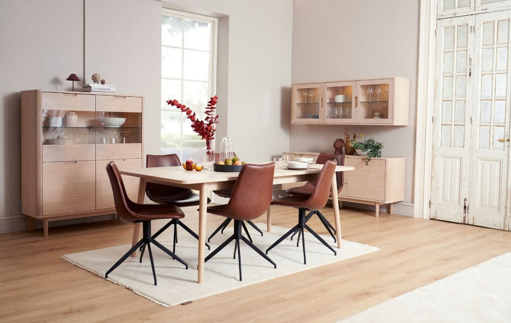 Nyborg Sideboard mit 2 Türen - 180 cm breit - Eiche Weiß geöltes - FURNHOUSE