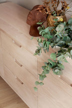 Nyborg Sideboard mit 2 Türen - 180 cm breit - Eiche Weiß geöltes - FURNHOUSE