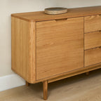 Nyborg Sideboard mit 2 Türen - 180 cm breit - Wildeiche Natur - FURNHOUSE