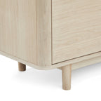 Nyborg TV-Tisch mit 2 Türen - 180 cm breit - Eiche Weiß geöltes - FURNHOUSE