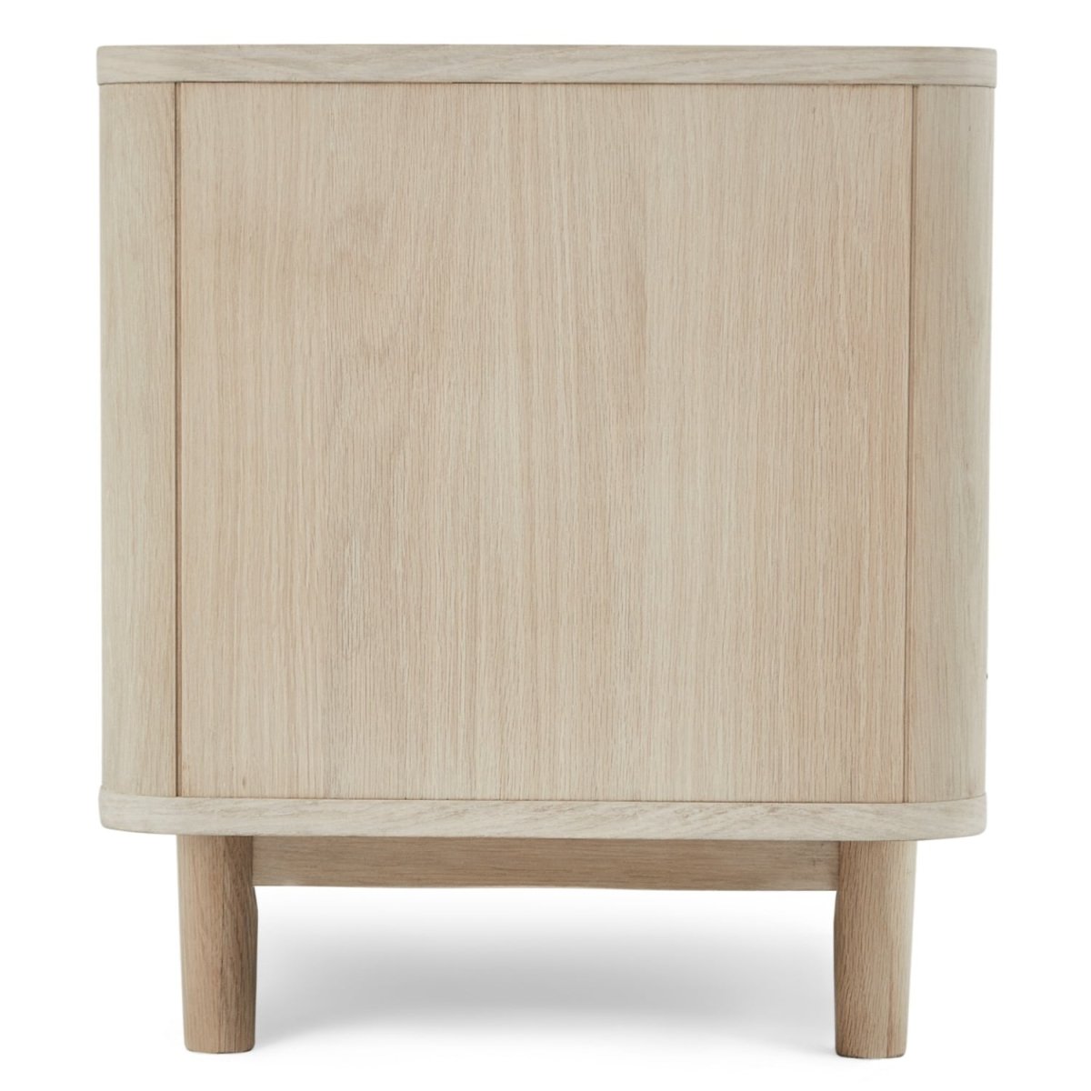 Nyborg TV-Tisch mit 2 Türen - 180 cm breit - Eiche Weiß geöltes - FURNHOUSE