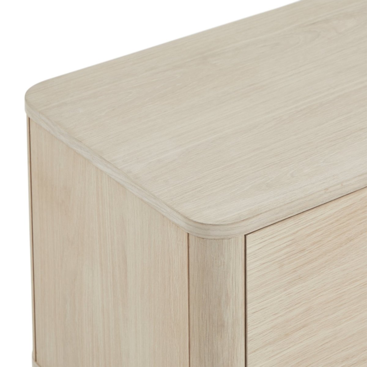 Nyborg TV-Tisch mit 2 Türen - 180 cm breit - Eiche Weiß geöltes - FURNHOUSE