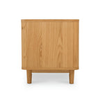 Nyborg TV-Tisch mit 2 Türen - 180 cm breit - Wildeiche Natur - FURNHOUSE