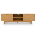 TV-Lowboard Nyborg 180 cm Wildeiche von vorne