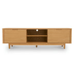 Nyborg TV-Tisch mit 2 Türen - 180 cm breit - Wildeiche Natur - FURNHOUSE