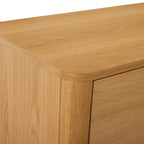 Nyborg TV-Tisch mit 2 Türen - 180 cm breit - Wildeiche Natur - FURNHOUSE