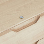 Nyborg Vitrine mit LED-Beleuchtung - 100 cm breit - Eiche Weiß geöltes - FURNHOUSE