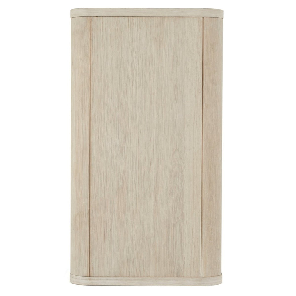 Nyborg Wandschrank mit LED-Beleuchtung - 180 cm breit - Eiche Weiß geöltes - FURNHOUSE