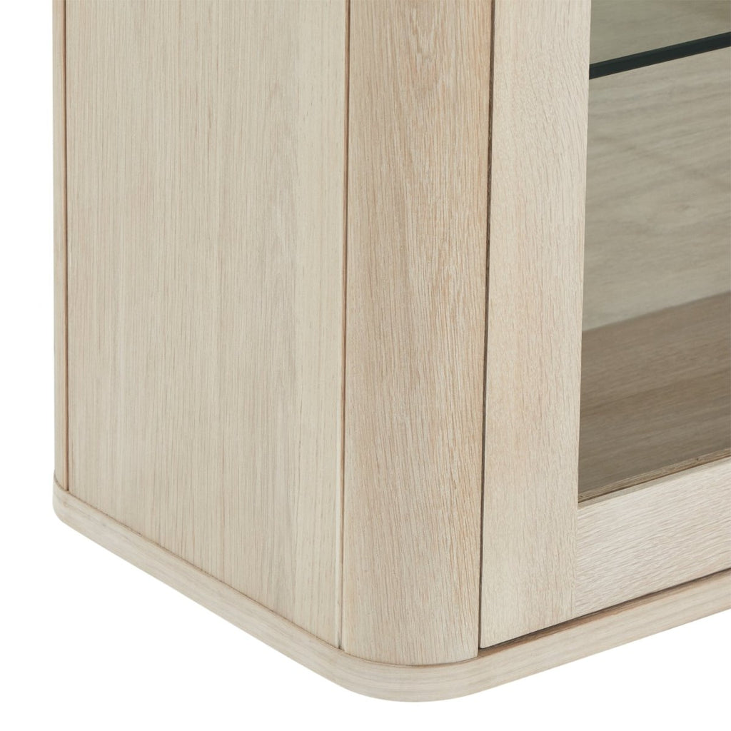 Nyborg Wandschrank mit LED-Beleuchtung - 180 cm breit - Eiche Weiß geöltes - FURNHOUSE