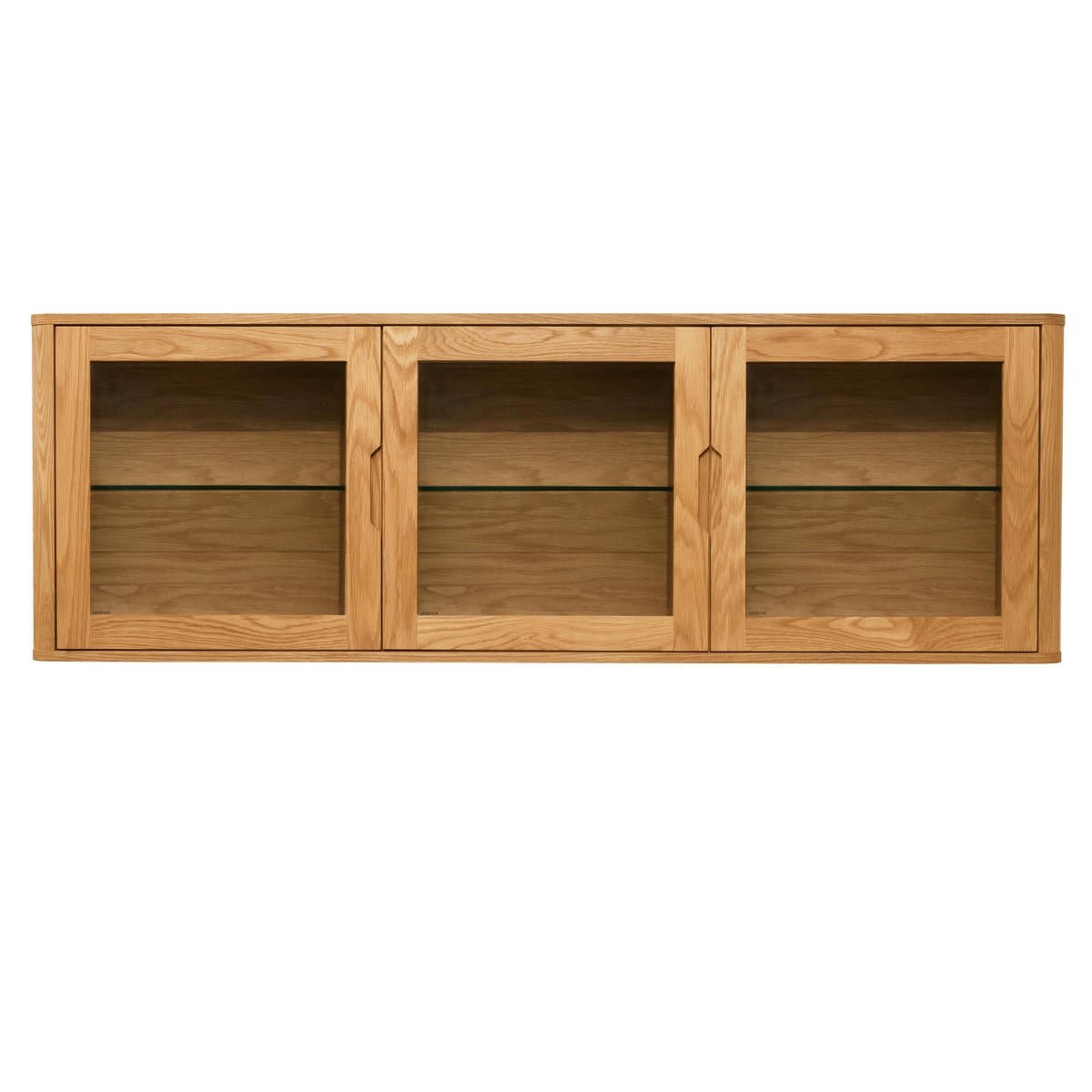 Nyborg Wandschrank mit LED-Beleuchtung - 180 cm breit - Wildeiche Natur - FURNHOUSE