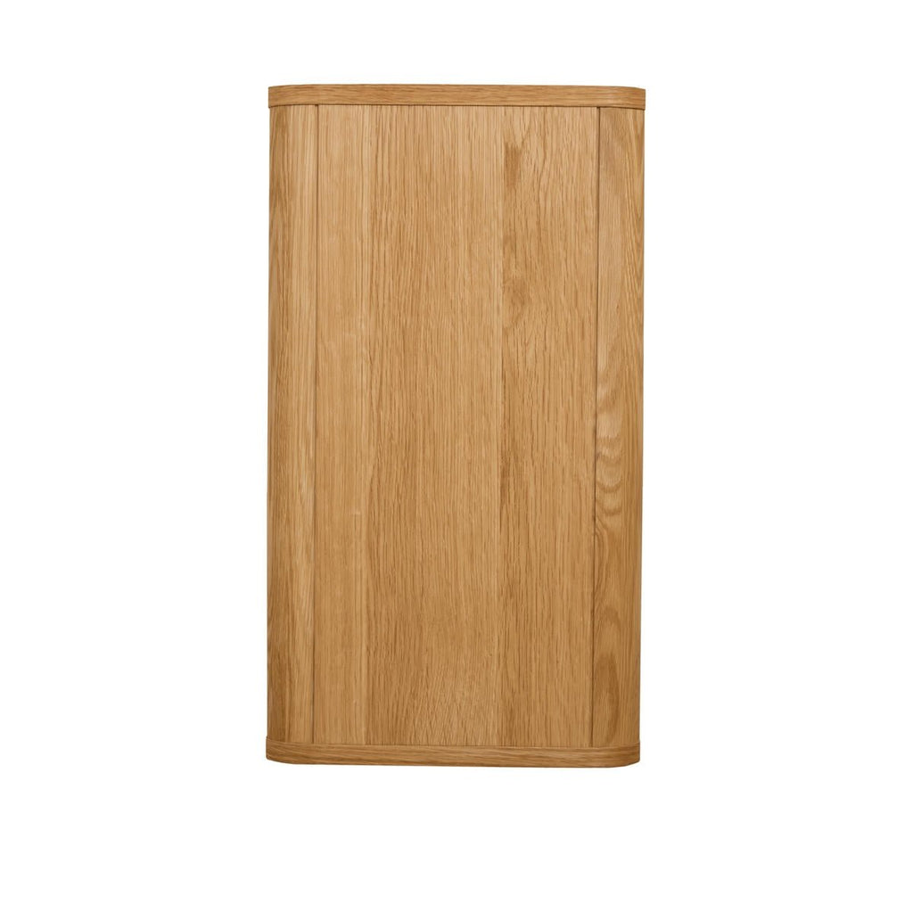 Nyborg Wandschrank mit LED-Beleuchtung - 180 cm breit - Wildeiche Natur - FURNHOUSE