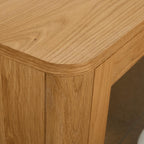 Nyborg Wandschrank mit LED-Beleuchtung - 180 cm breit - Wildeiche Natur - FURNHOUSE