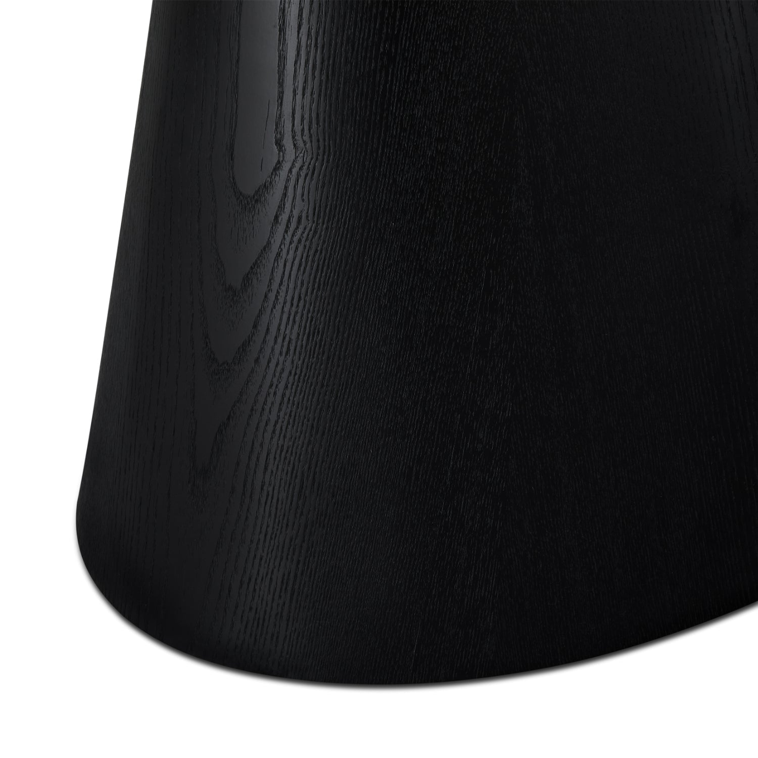Ovaler Essstisch mit Säulenfuß Tango Schwarz 160x90 cm - FURNHOUSE