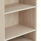 Porto Bücherregal mit Schubladen - 60 cm breit - Eiche Weiß geöltes - FURNHOUSE