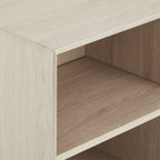 Porto Highboard mit 2 Türen - 100 cm breit - Eiche Weiß geöltes - FURNHOUSE