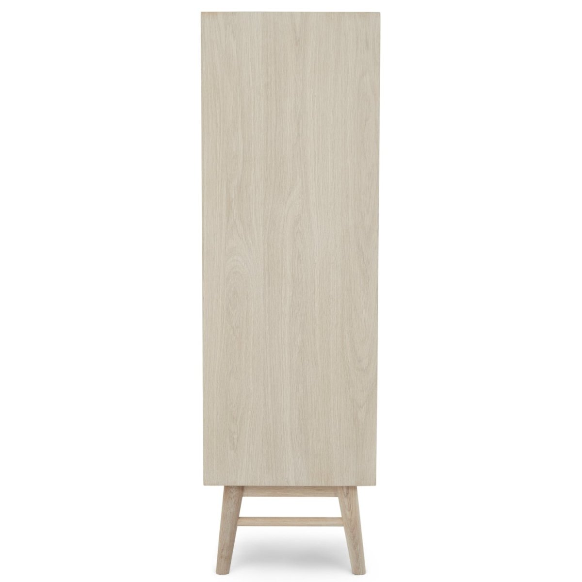 Porto Highboard mit 2 Türen - 100 cm breit - Eiche Weiß geöltes - FURNHOUSE