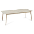 Ausziehbarer Esstisch Porto 220–320 cm Eiche bianco | ibbedesign - FURNHOUSE