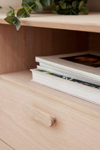 Sideboard mit 2 Türen - 160 cm breit - Eiche bianco - FURNHOUSE